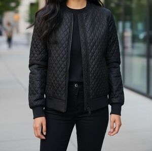 Black Zippered  Jacket Norma Kamali